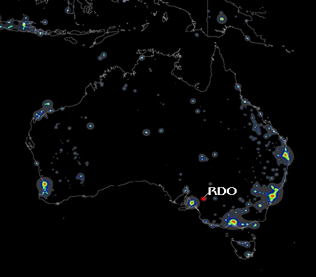 Light Polution Map